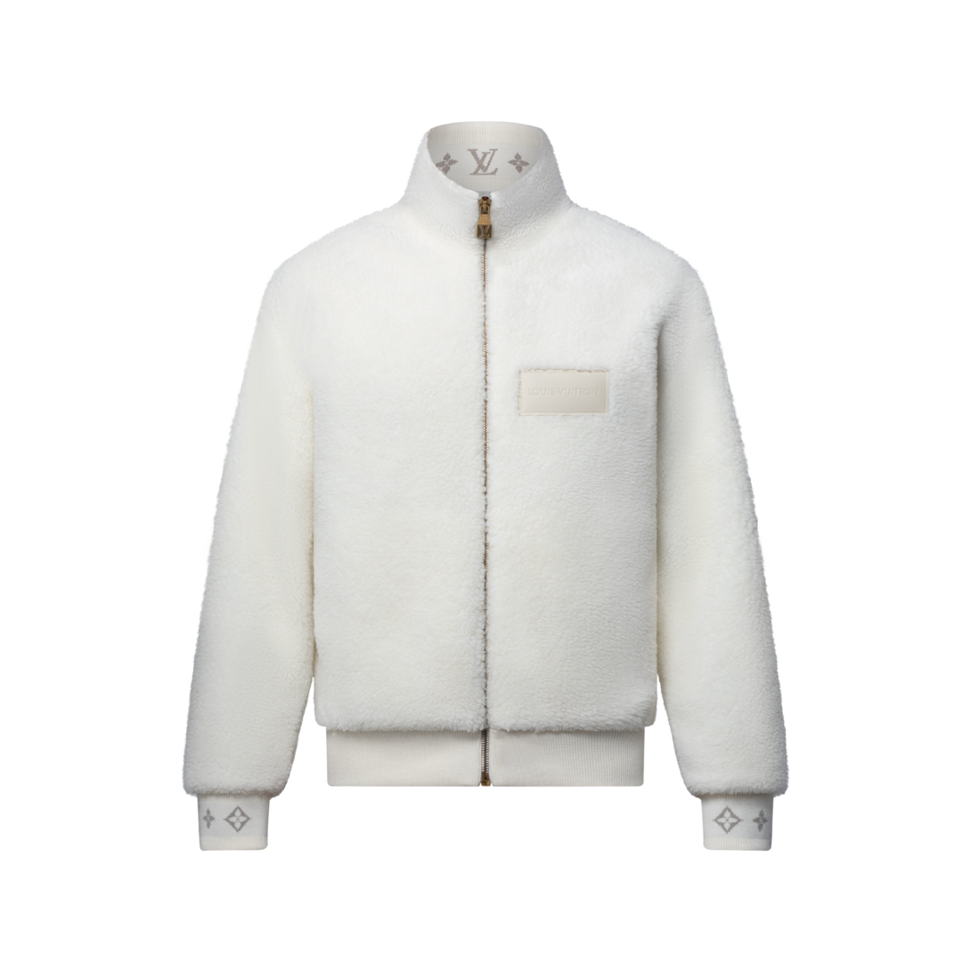 Leather Patch Fleece Blouson - Ready-to-Wear 1AHUGP | LOUIS VUITTON